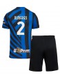 Inter Milan Denzel Dumfries #2 Kotipaita Lasten 2024-25 Lyhythihainen (+ shortsit)